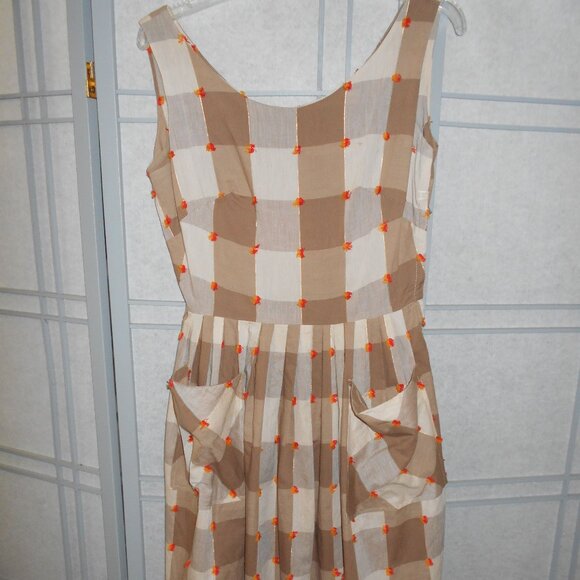 VINTAGE 1950s Ann Taylor day dress sz S